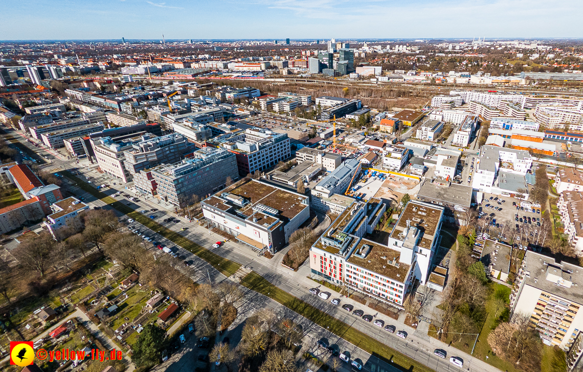 20.02.2023 - der Hachinger Bach zwischen Berg am Laim und Neuperlach